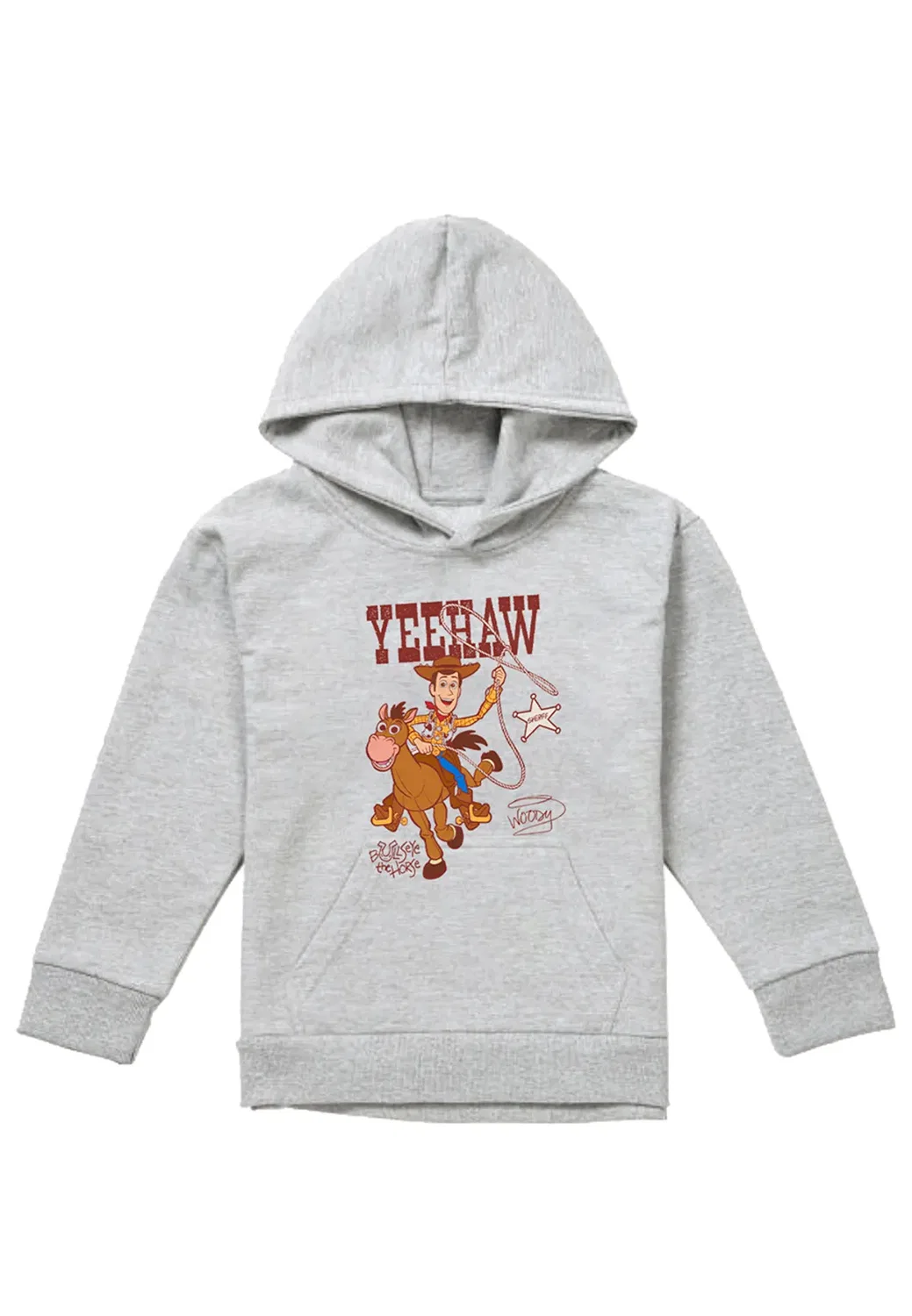 Детский худи Woody and Bullseye Yeehaw Disney, Grey