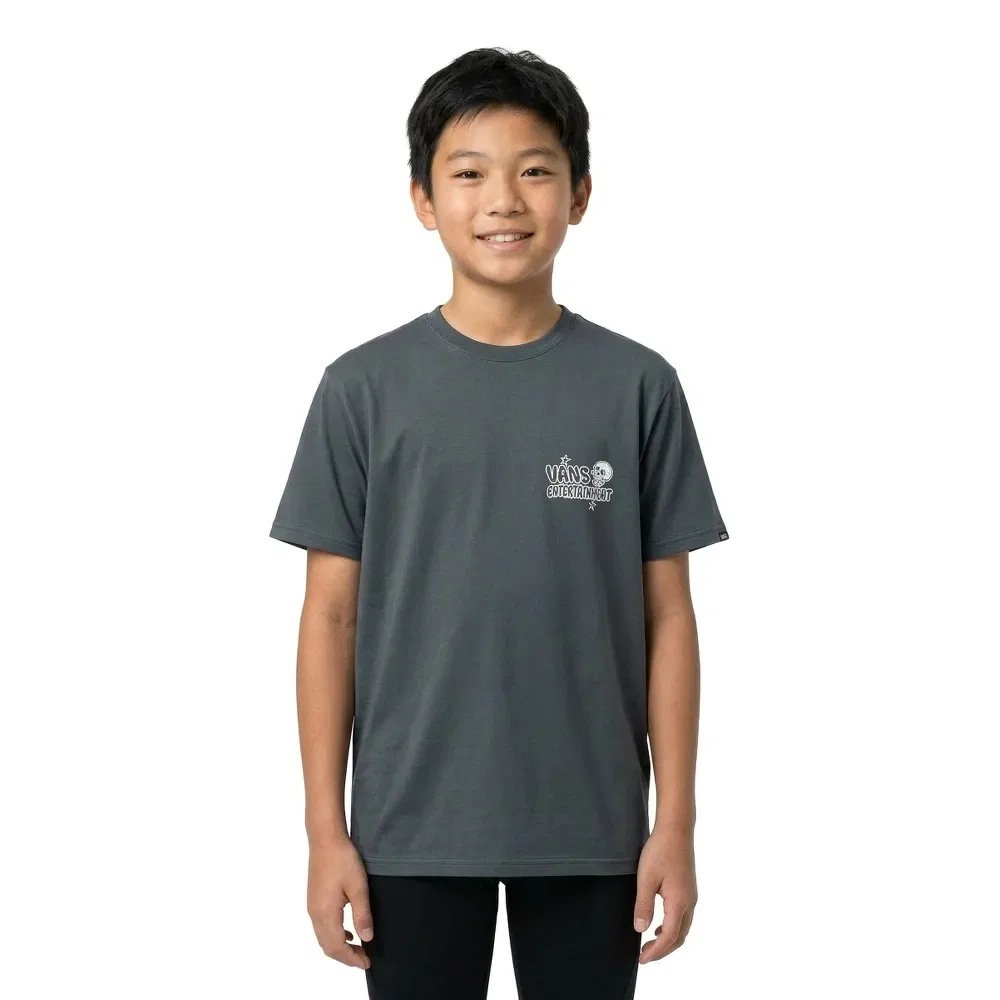 Футболка Vans Entertainment short sleeve, серый — фото 3