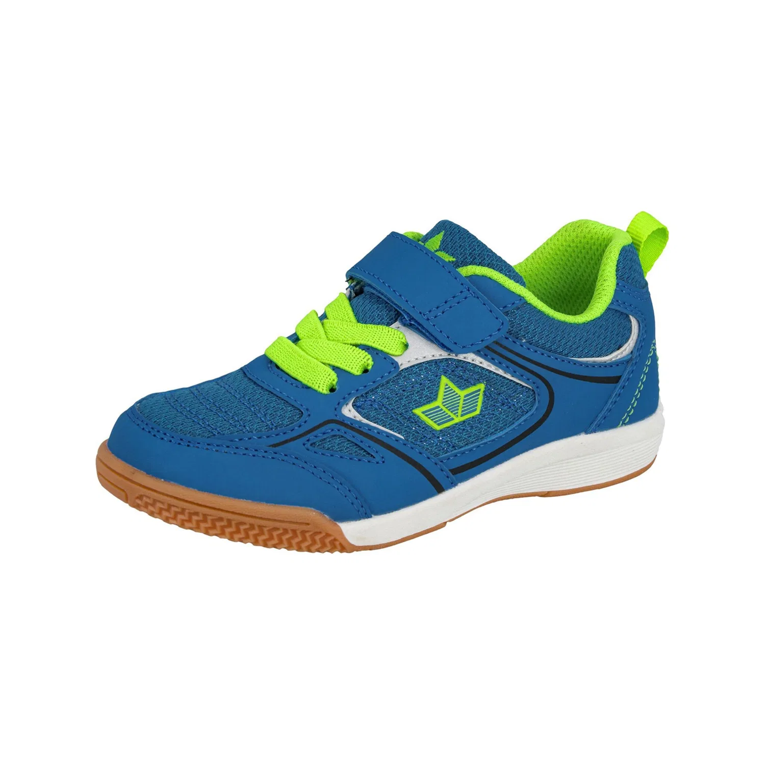 Детские кроссовки на шнурках и липучке Lico, Blue/Lime