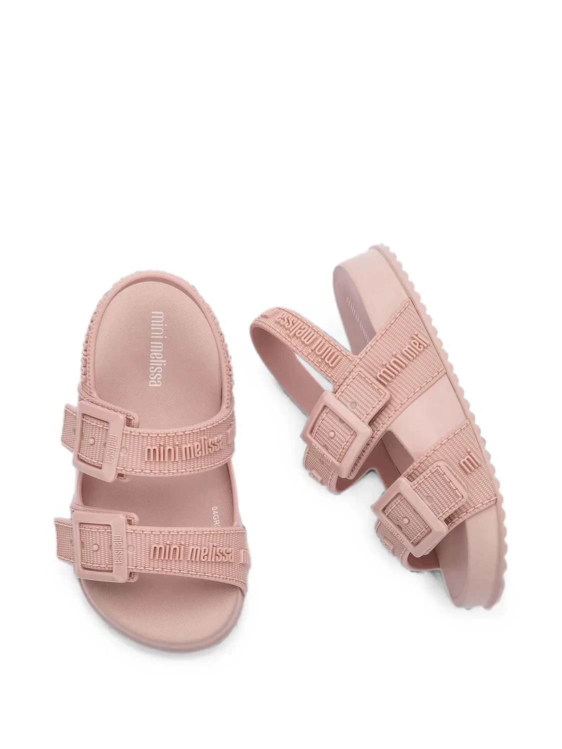 Босоножки Cozy M-Lover с пряжками Mini Melissa, розовый — фото 2