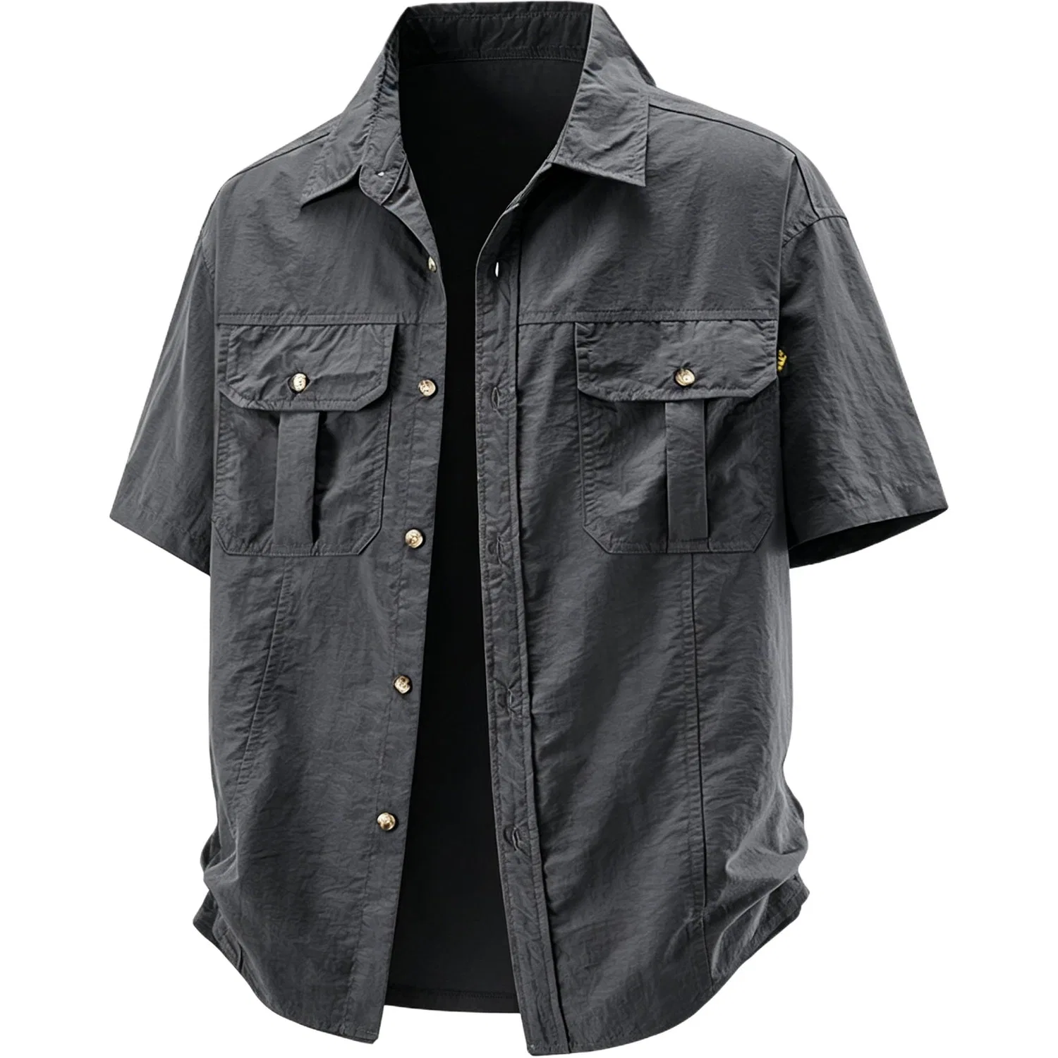 Детская рубашка с отложным воротником Sugarfunk, Upgraded Dark Gray