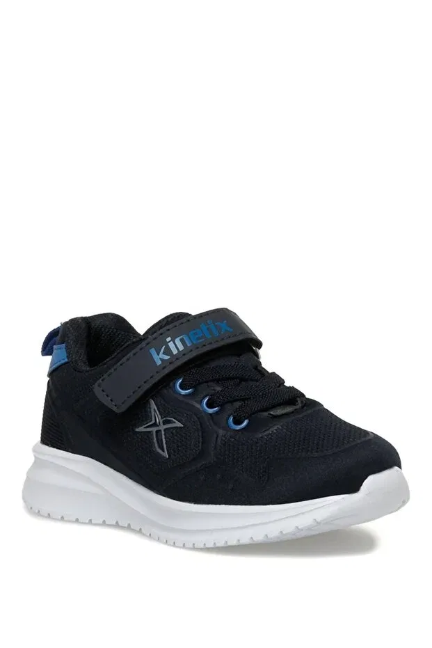 Детские спортивные кроссовки для мальчиков на шнуровке Kinetix, Navy-Royal Blue-Gray — фото 2