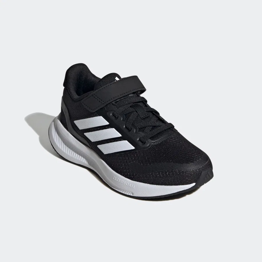 Детские кроссовки с легким дизайном Runfalcon 5 adidas, Черный — фото 4