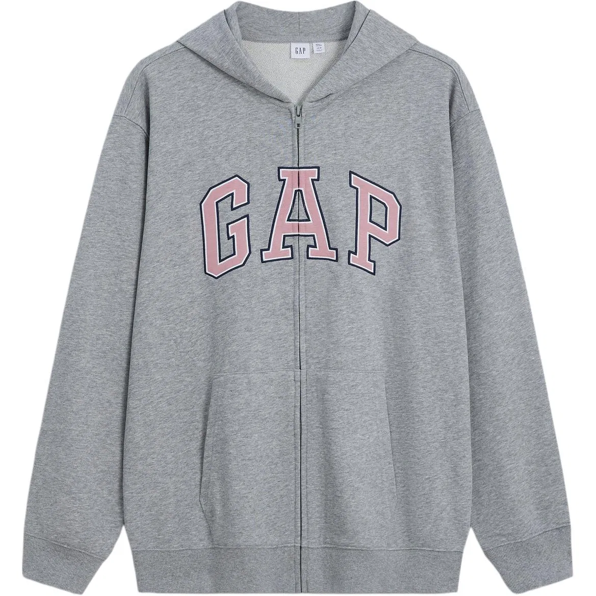 Детский худи с капюшоном и кардиганом, серый, GAP, GraY-3
