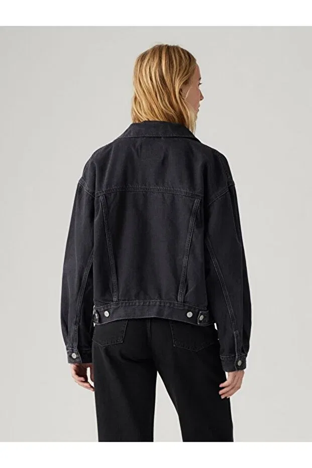 Женская джинсовая куртка с длинным рукавом '90S trucker jacket Levi's, Blacks — фото 2