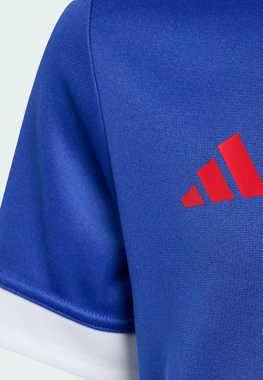 Футболка Adidas Performance FRANCE RUGBY HOME REPLICA SUPPORTER TEE, Semi Lucid Blue/Blue — фото 4