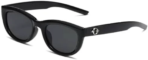 

Солнцезащитные очки в ретро-оправе овальной формы, стильные, с маленькой оправой, мужские/женские, универсальные, с защитой от УФ-излучения UV400 MTZJH, 1