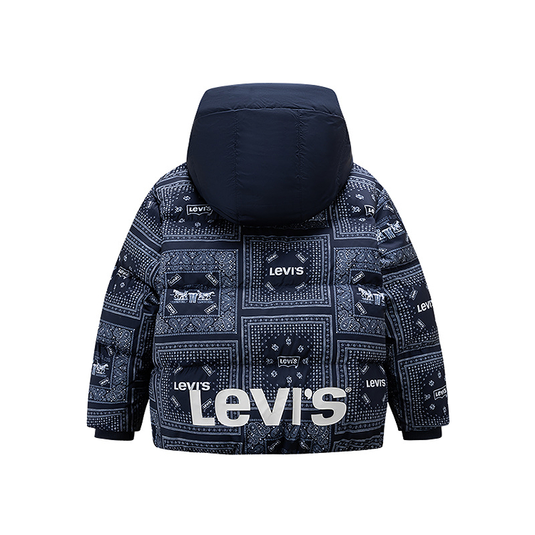 Детская утепленная куртка с капюшоном Moderate Levis, starfish оранжевый — фото 4