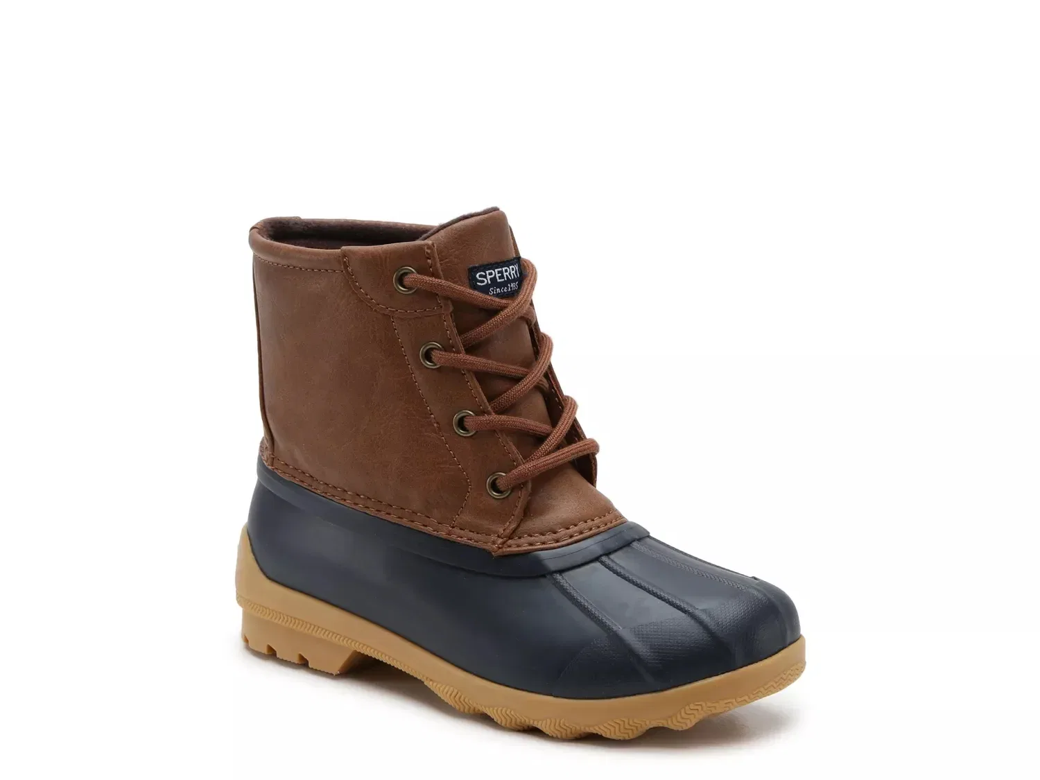 Ботинки Port Duck Kids, Sperry, коричневый/синий