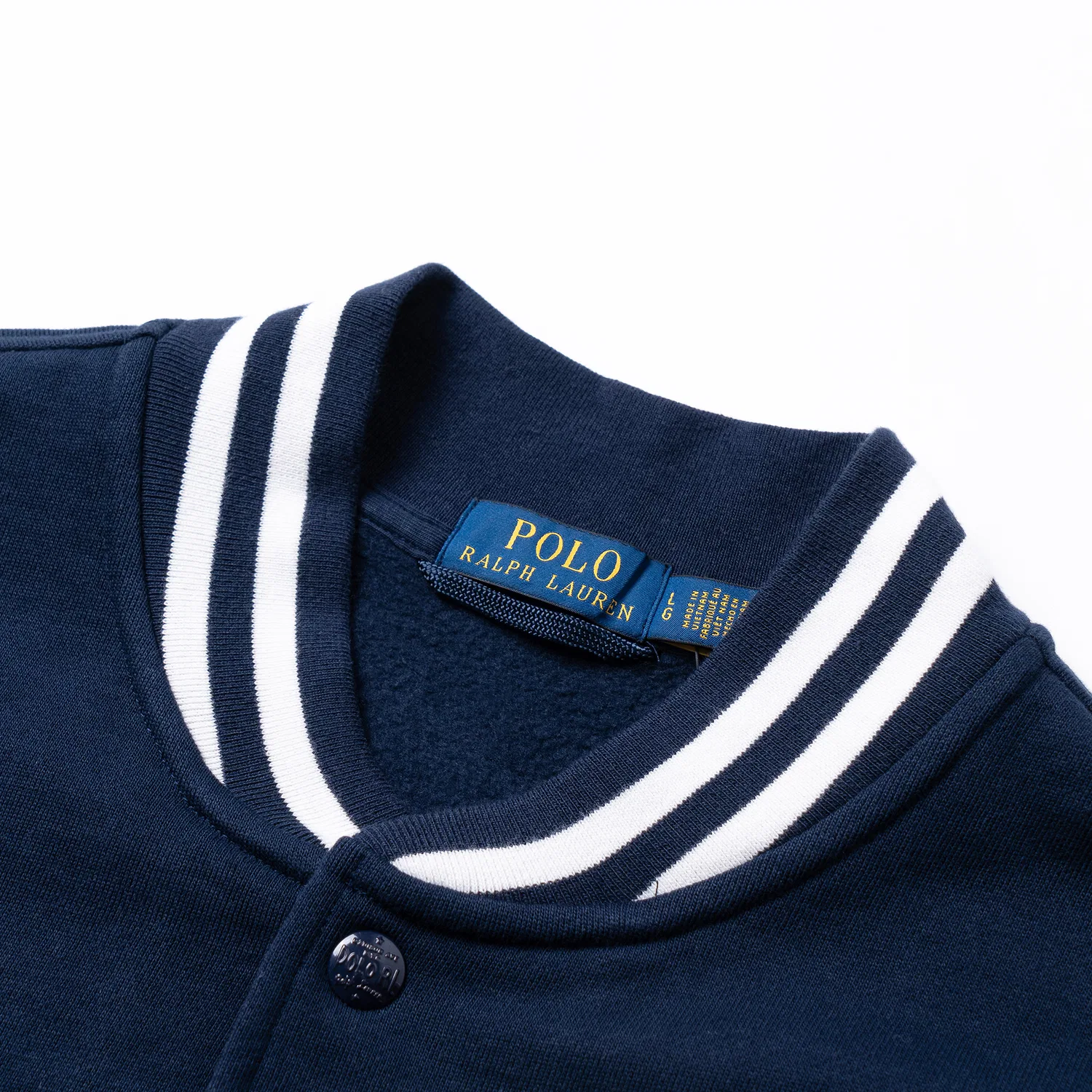 Мужская куртка-джерси с логотипом Polo Ralph Lauren, Marine Blue — фото 4