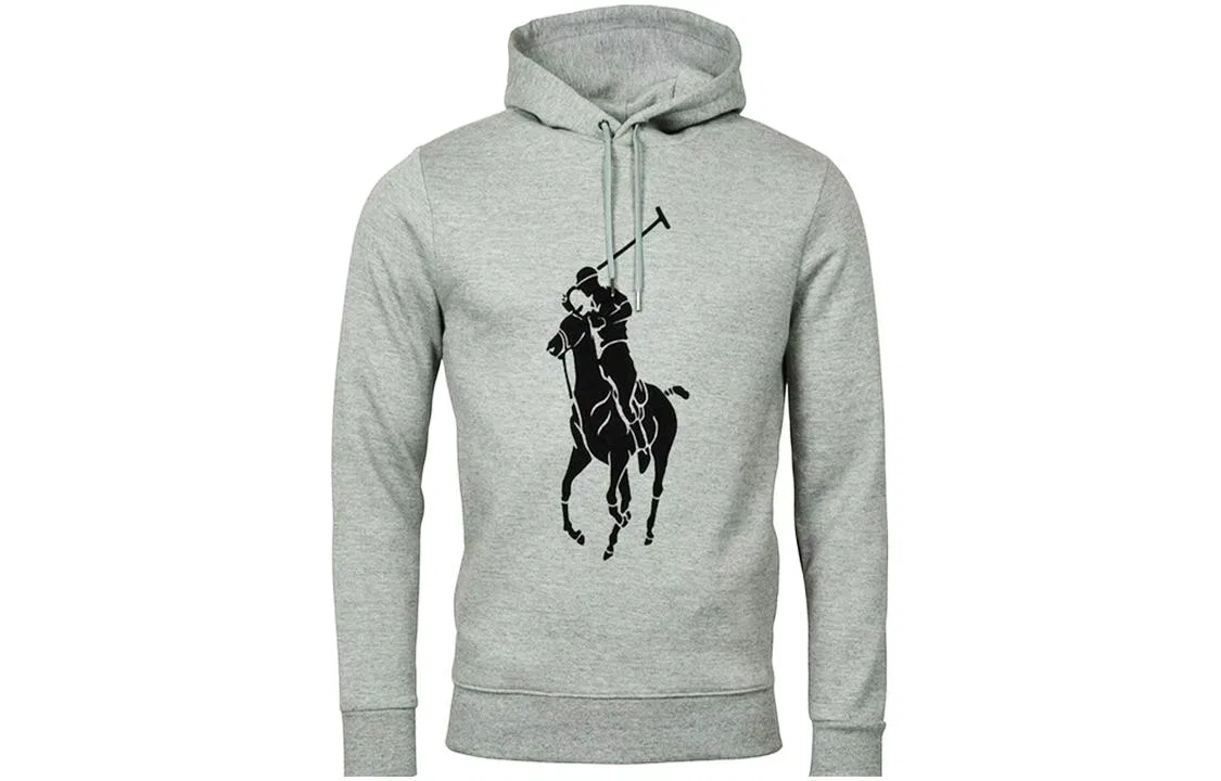 Мужской свитшот с принтом Big Pony Polo Ralph Lauren, Gray