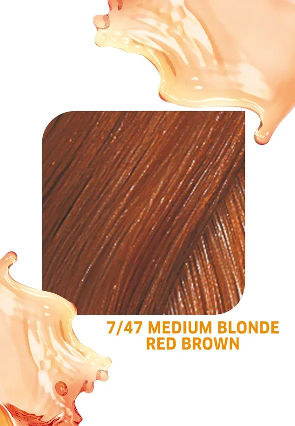 Краска для волос 75 мл Professionals color fresh Wella, Perl, цвет medium blonde red-brown — фото 4