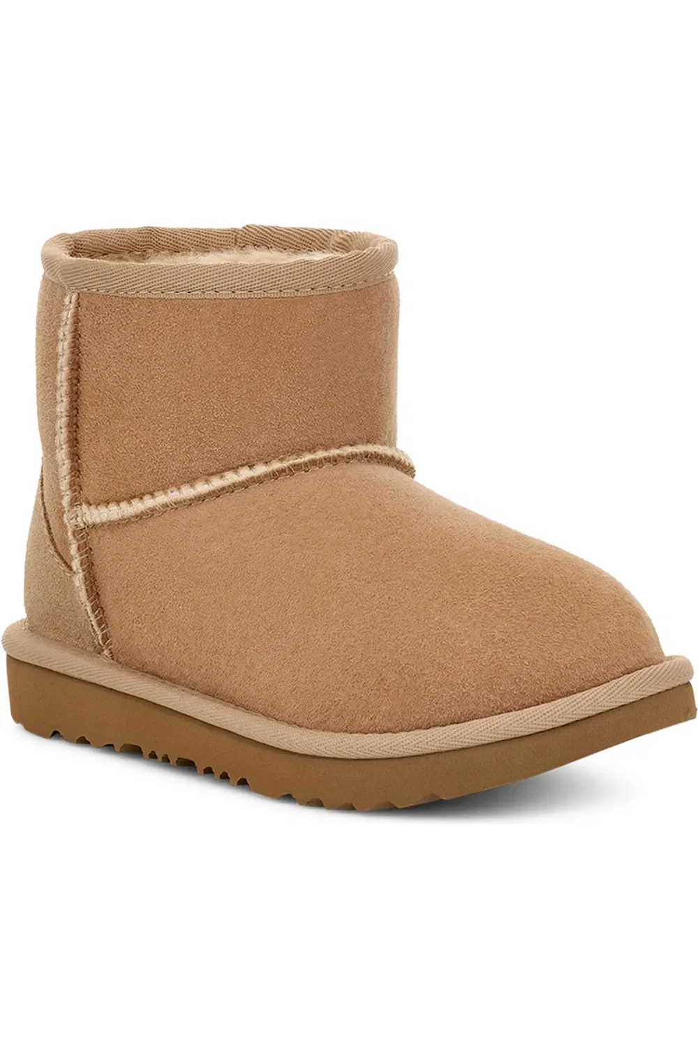 Детские ботинки короткие водонепроницаемые Classic Mini II UGG, Sand