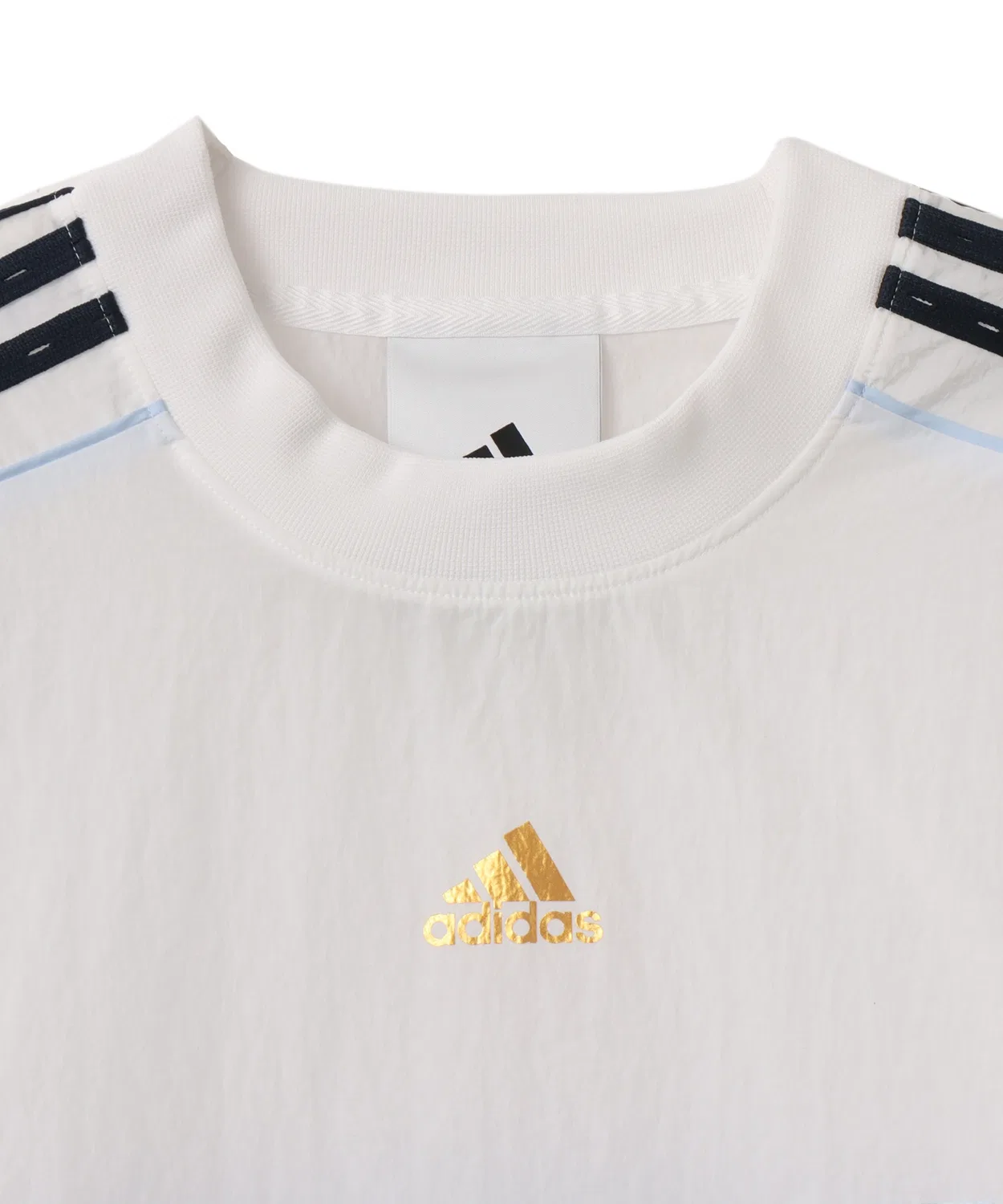 Женский свитшот свободного кроя из нейлона Teamgeist 2.0 Adidas, Белый — фото 3