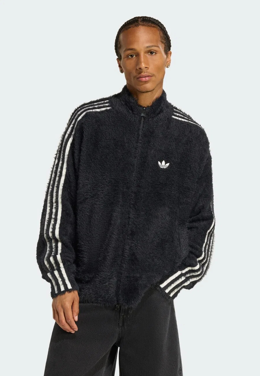 Куртка ADIDAS ORIGINALS Between-Season 'FAUX MOHAIR CLASSIC' черного цвета — фото 2