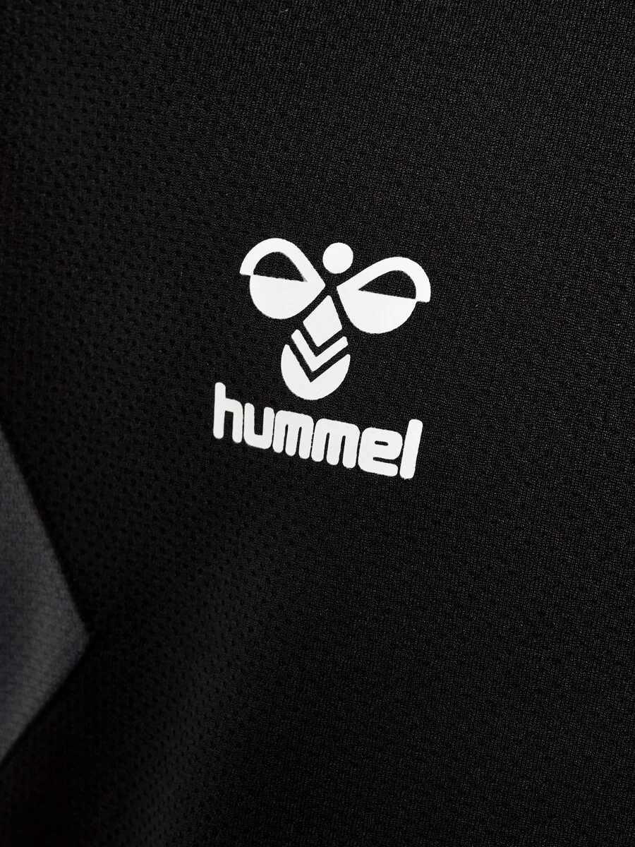 Худи Hummel Athletic на молнии, черного цвета — фото 4
