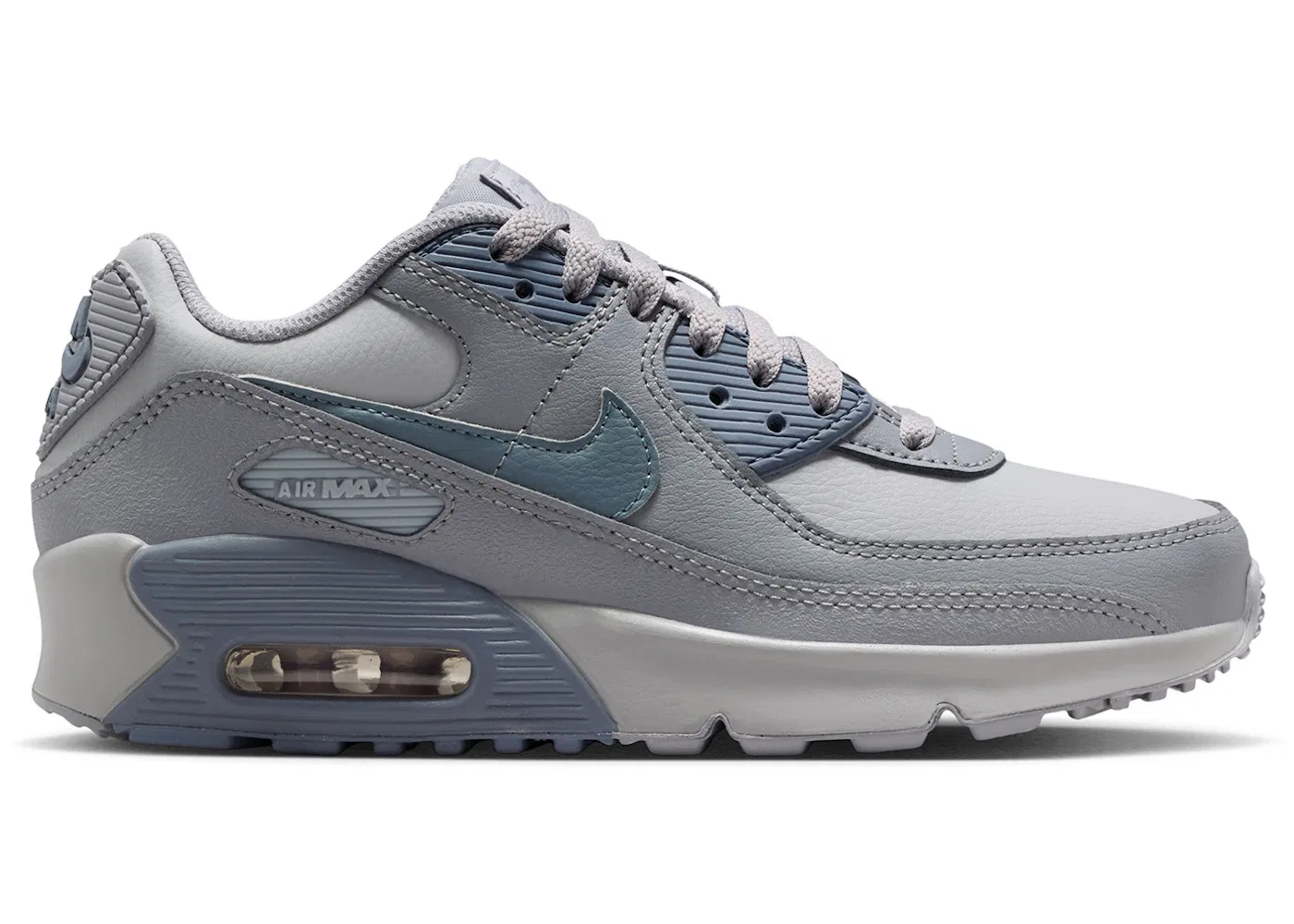 Детские кроссовки Lifestyle Nike Air Max 90 LTR, Wolf Grey/Stealth/Armory Blue