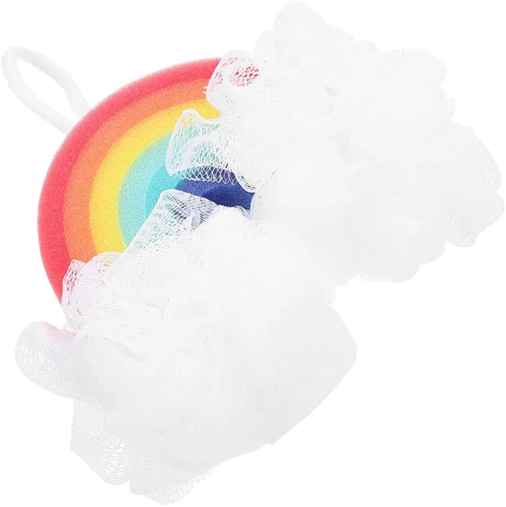 Спонж для ванны Rainbow, UTHCLO, 1 шт, 20x15x7 см, Assorted Colours