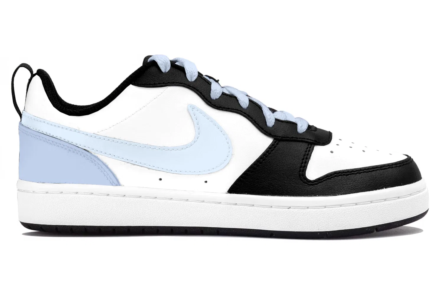 Детские кроссовки для скейтбординга Black Blue Dunk Nike — фото 4