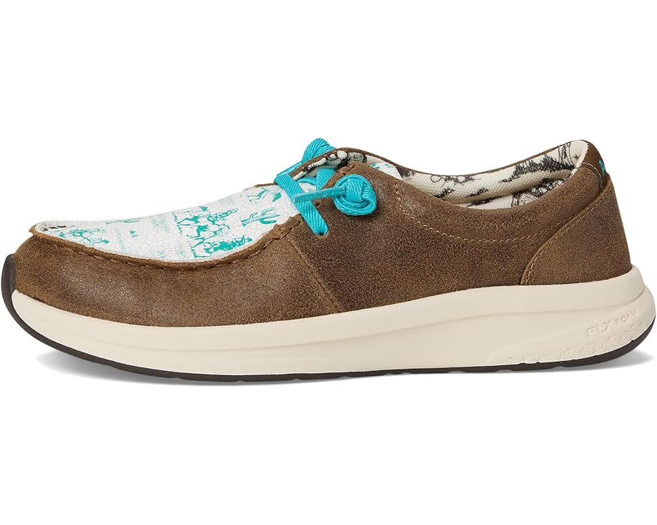 Сабо Ariat Buckeye, цвет Honey Bear/Turquoise Westbound — фото 4