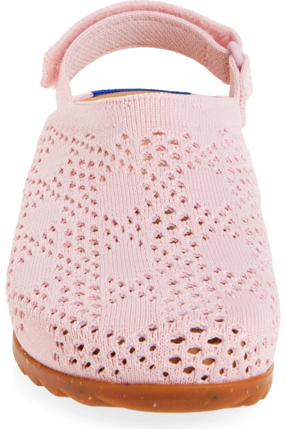 Детские сабо на регулируемом ремешке The Kids' Clog Rothy's, Pink Crochet — фото 4
