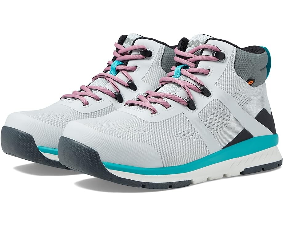 

Кроссовки Bogs Sandstone Knit Mid TR Composite Safety Toe, цвет Light Gray Multi