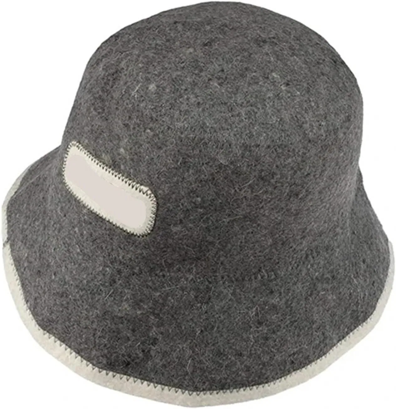 Сауна шапка, войлок, ZONSHJDKR, 2 штуки, 29x17x15,5 см, Grau — фото 2