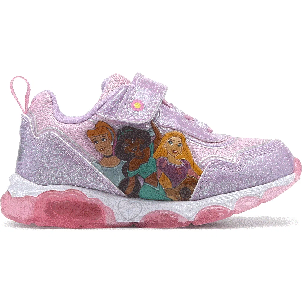 Детские светящиеся кроссовки Disney Princess, Purple/Pink Multi — фото 2