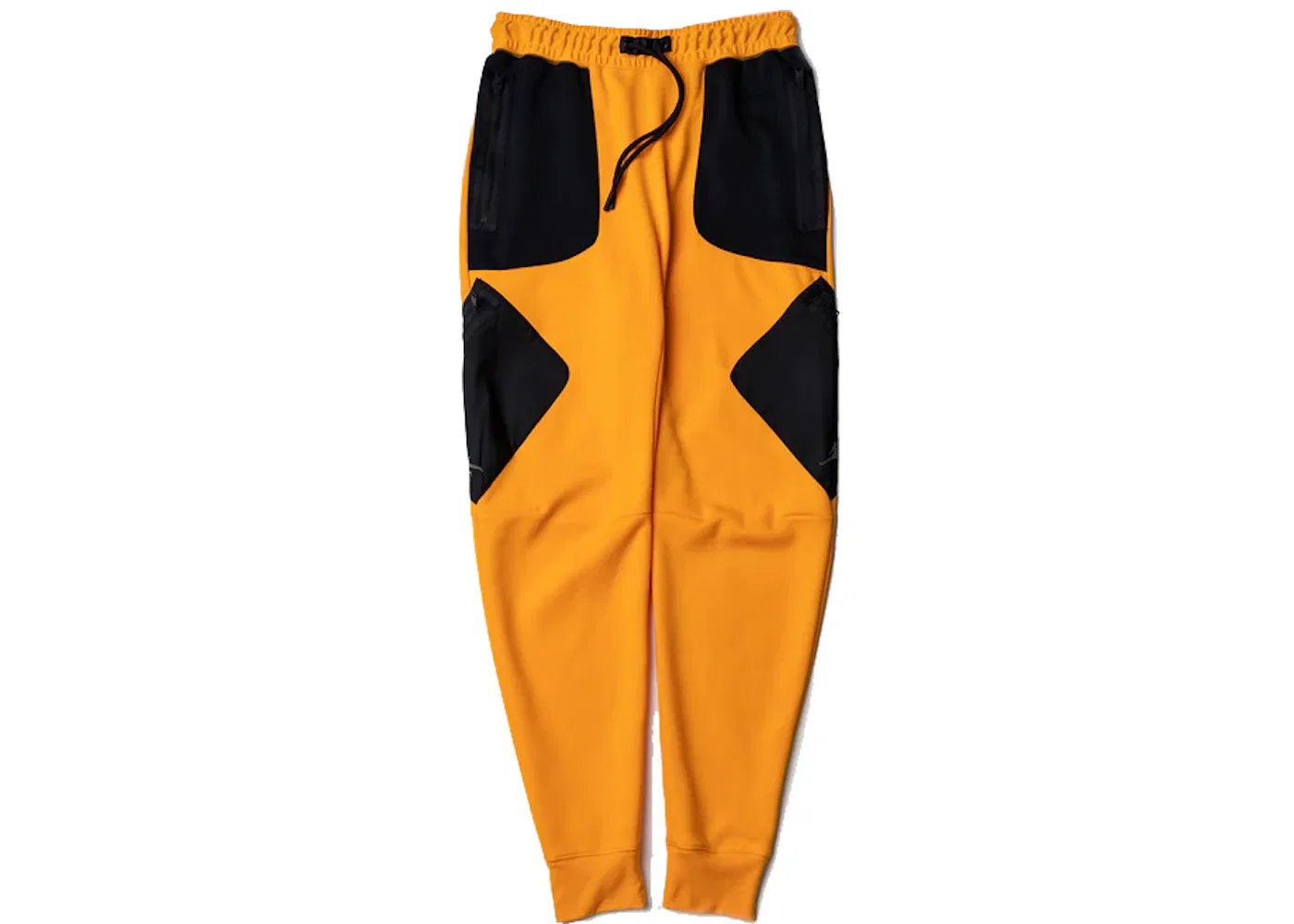 Мужские штаны с принтом Jordan x Zion x Naruto Orange Peel/Black
