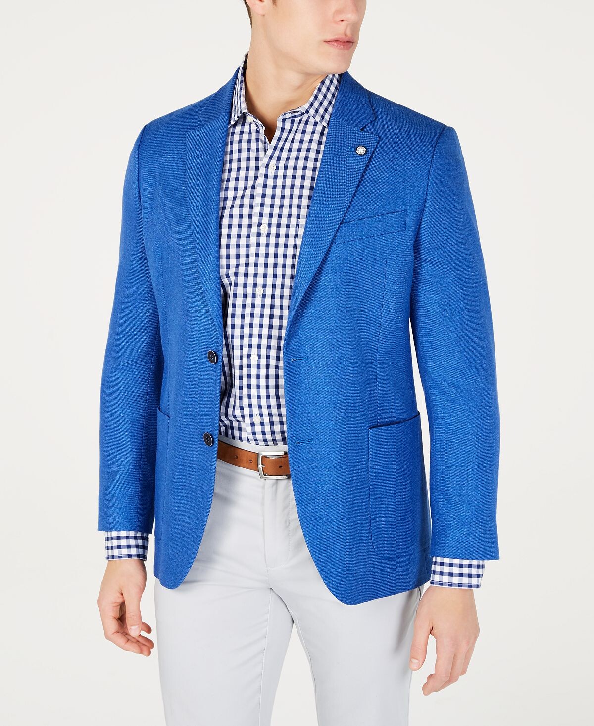 

Мужское однотонное спортивное пальто modern-fit active stretch Nautica, Синий, Мужское однотонное спортивное пальто modern-fit active stretch Nautica