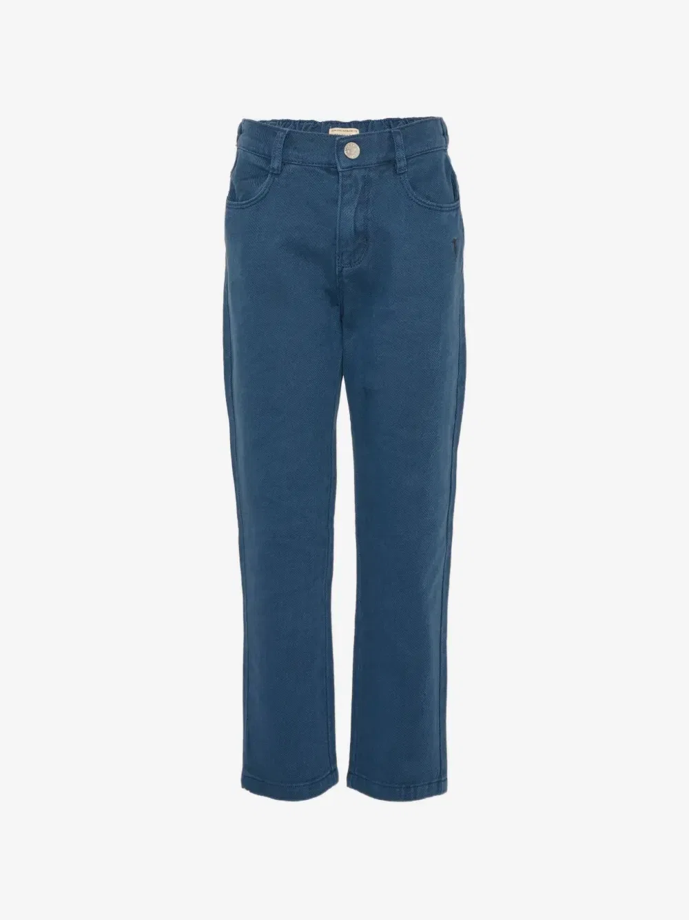 Джинсы прямого кроя из хлопка TRUSSARDI JUNIOR, синий