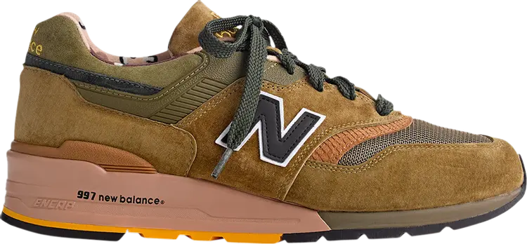 

Кроссовки New Balance J. Crew x 997 'Rattlesnake', коричневый
