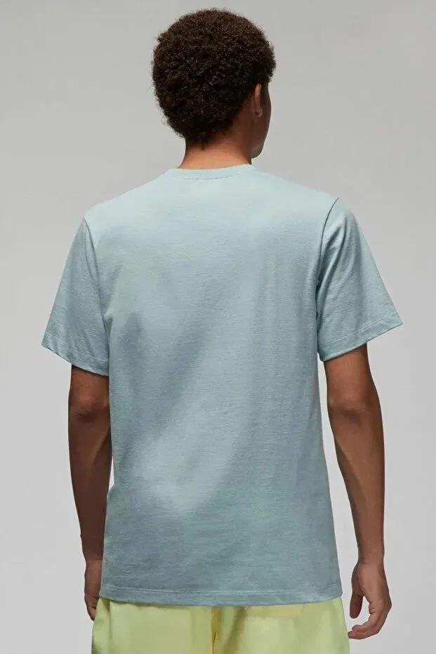 Женская футболка хлопковая Nike Jordan Air Wordmark Graphic T-Shirt, Green — фото 2