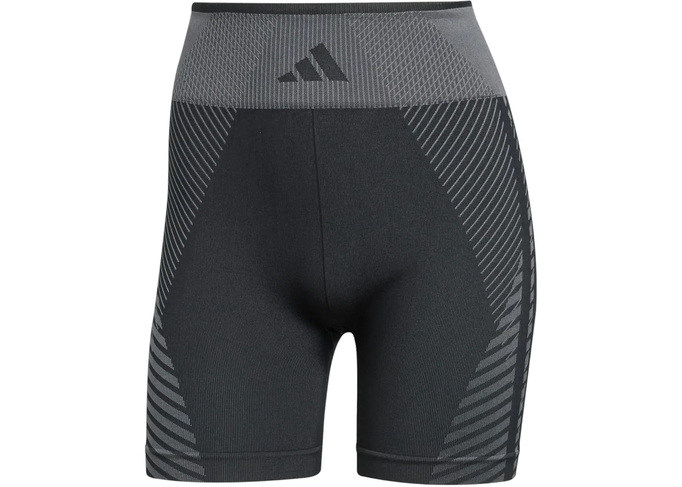 Женские вязаные леггинсы с длиной 5 дюймов Adidas, Black Grey Six