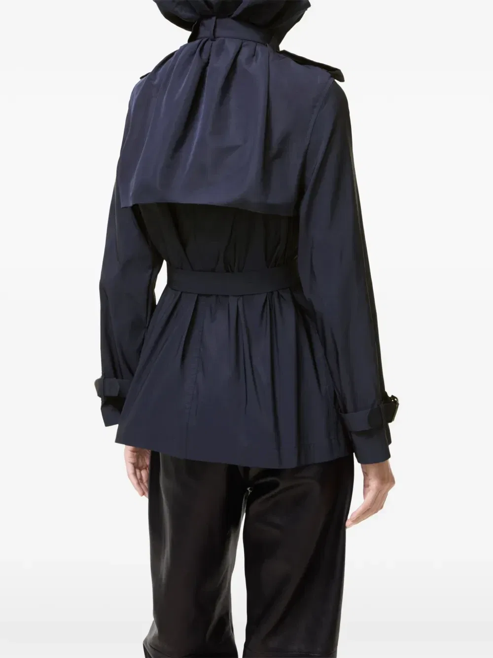 Тренч Faille Clare BURBERRY, синий — фото 2