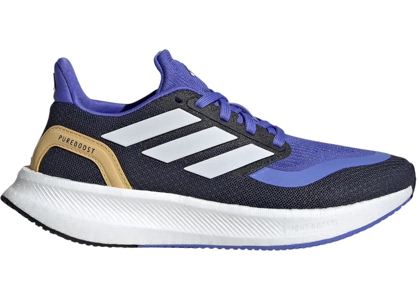 Детские кроссовки Lifestyle Pureboost Light Adidas, Shadow Navy Cloud White Cobalt Blue
