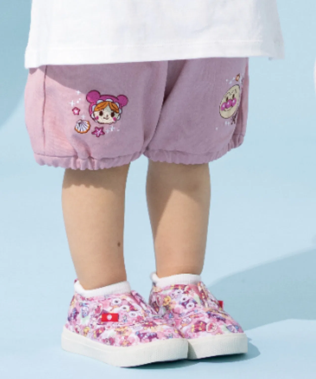 Детские штаны-кюлоты с принтом Anpanman Kids Collection, Розовый