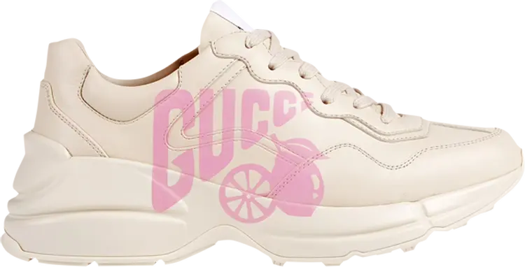 Кроссовки Gucci Wmns Rhyton Lemon Gucci, кремовый