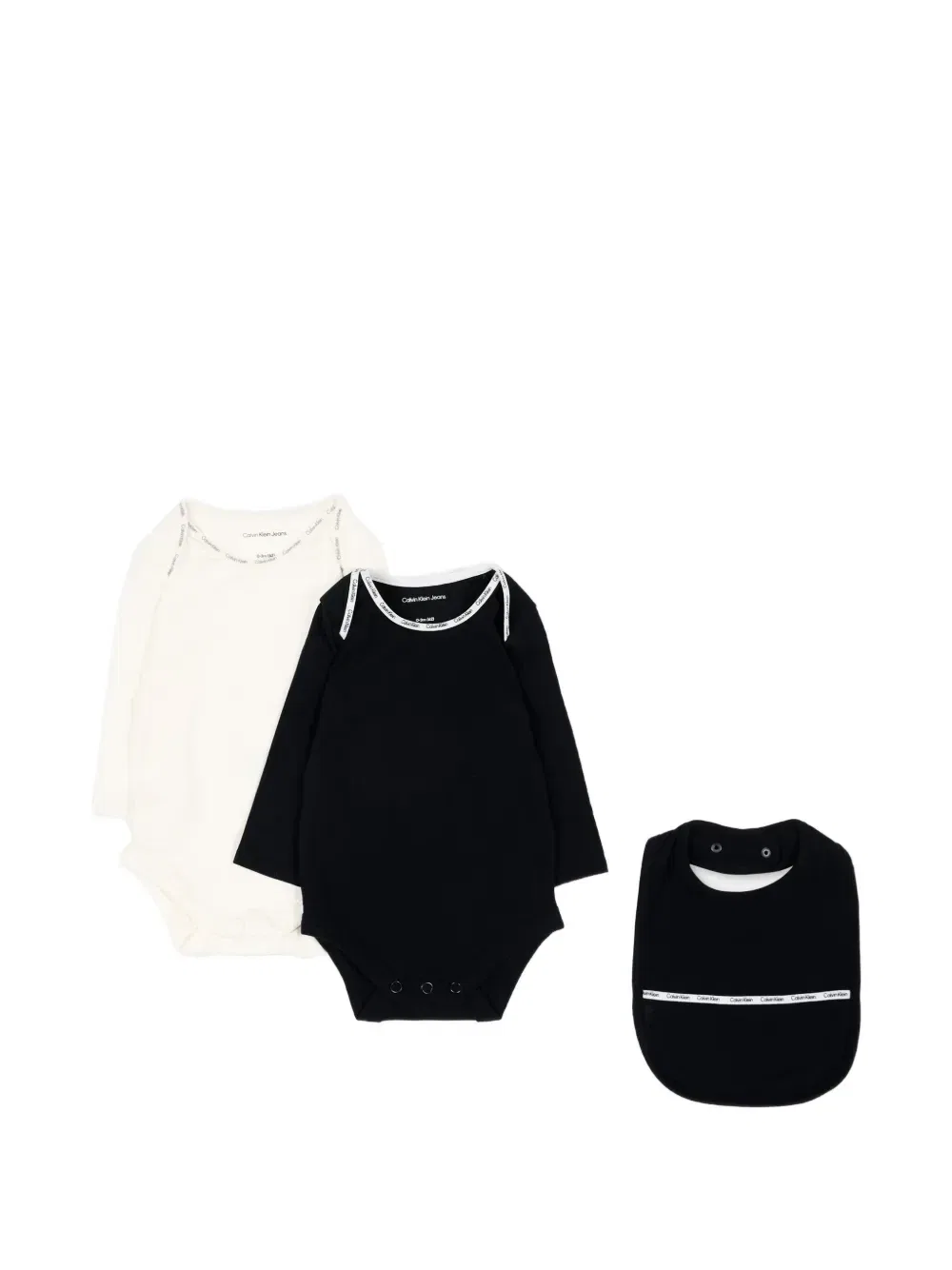 Набор детской одежды с логотипом Calvin Klein Kids, черный