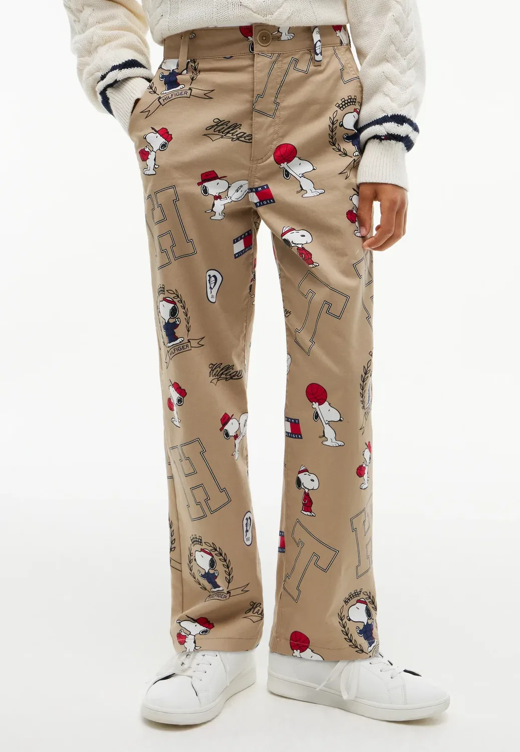 Брюки чинос Peanuts унисекс Tommy Hilfiger, Beige