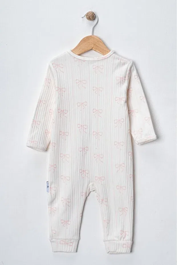 Детский комплект боди-комбинезонов для девочек с принтом Basics Enia Baby, Multicolor — фото 4