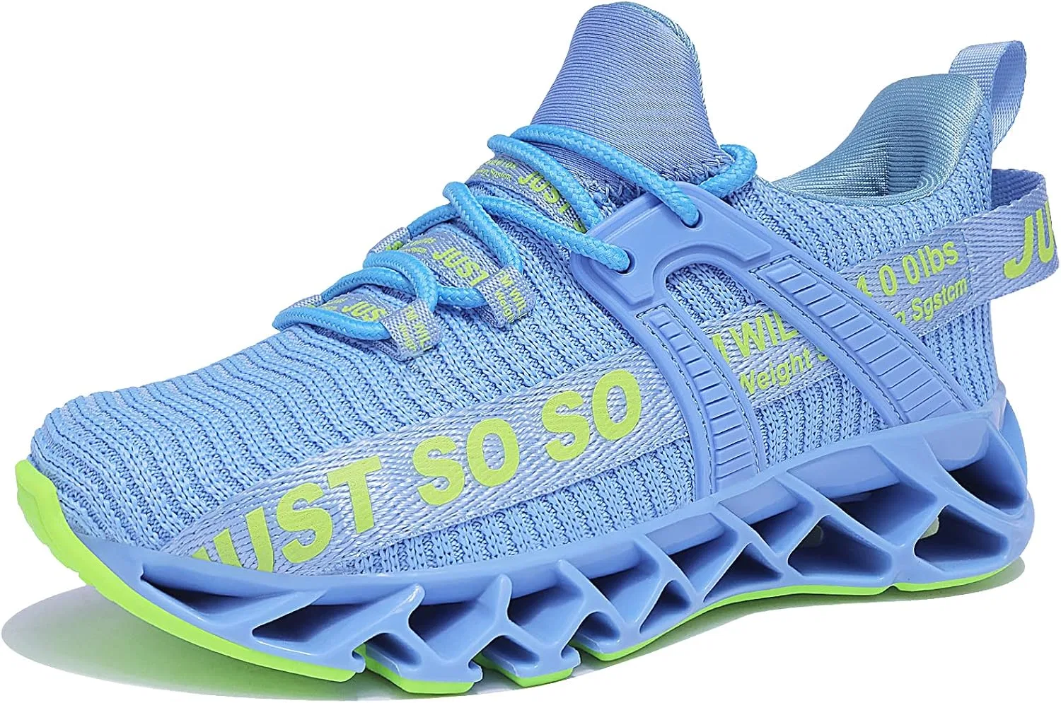 Детские кроссовки для бега с нескользящей подошвой COKAFIL, Light Blue — фото 2