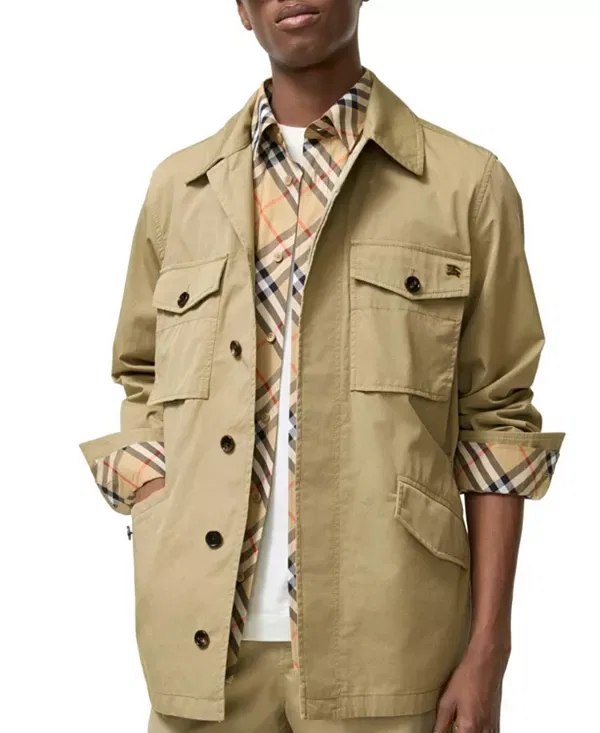 Мужская куртка утепленная Bradmore Burberry, Sparrow Beige
