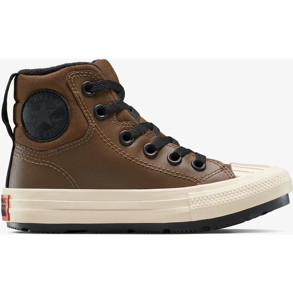 Детские кроссовки кожаные Converse Chuck Taylor All Star Berkshire, Коричневый Converse