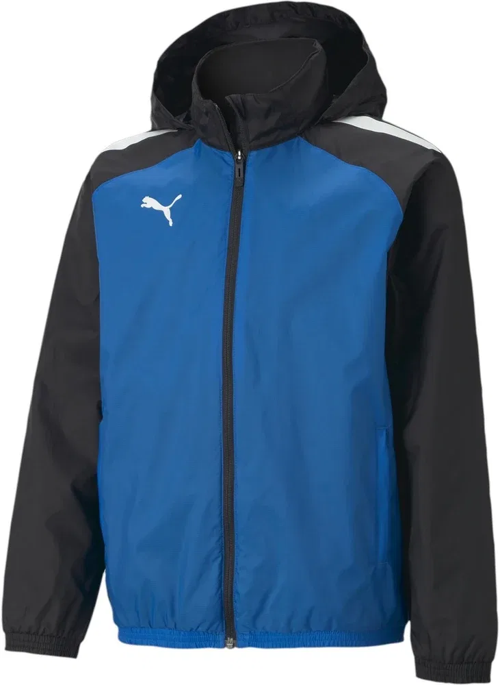 Куртка тренировочная утепленная TeamLIGA All Weather Jacket Jr Puma, синий