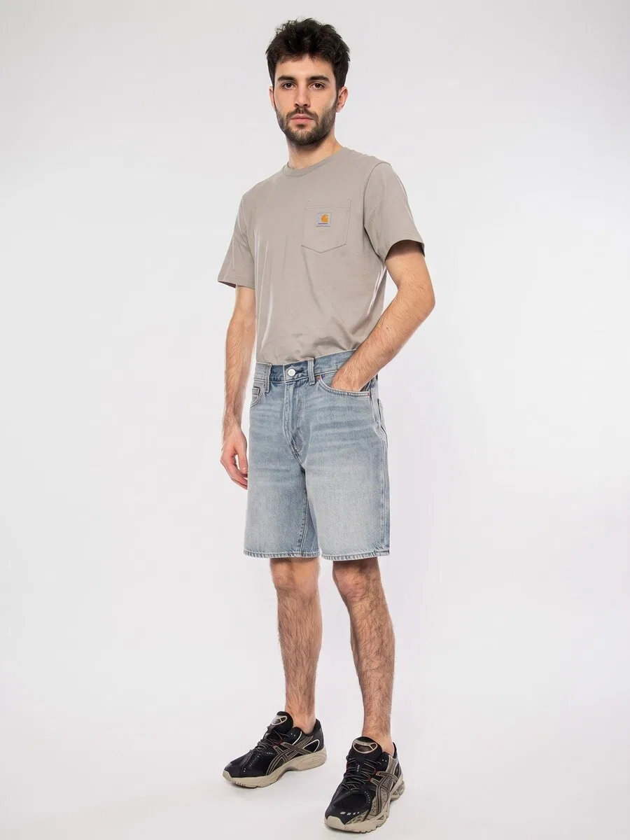 Джинсы LEVI'S Baggy Jeans '468 Loose Shorts' синего цвета