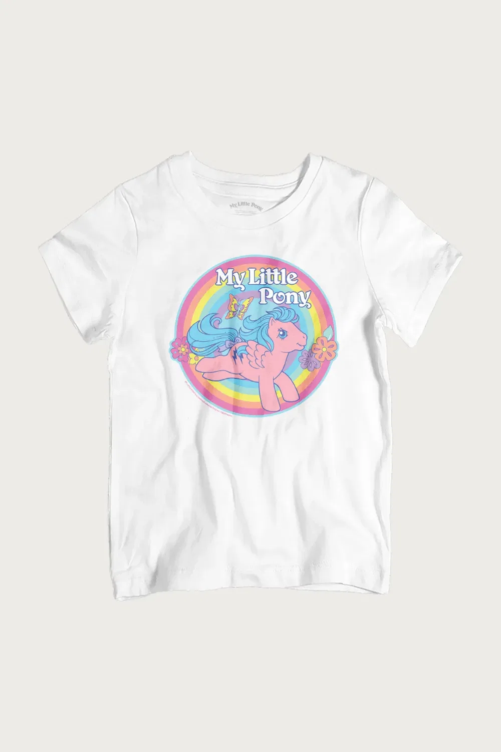 Футболка с принтом Firefly Smile Rainbow Circle My Little Pony, White — фото 2