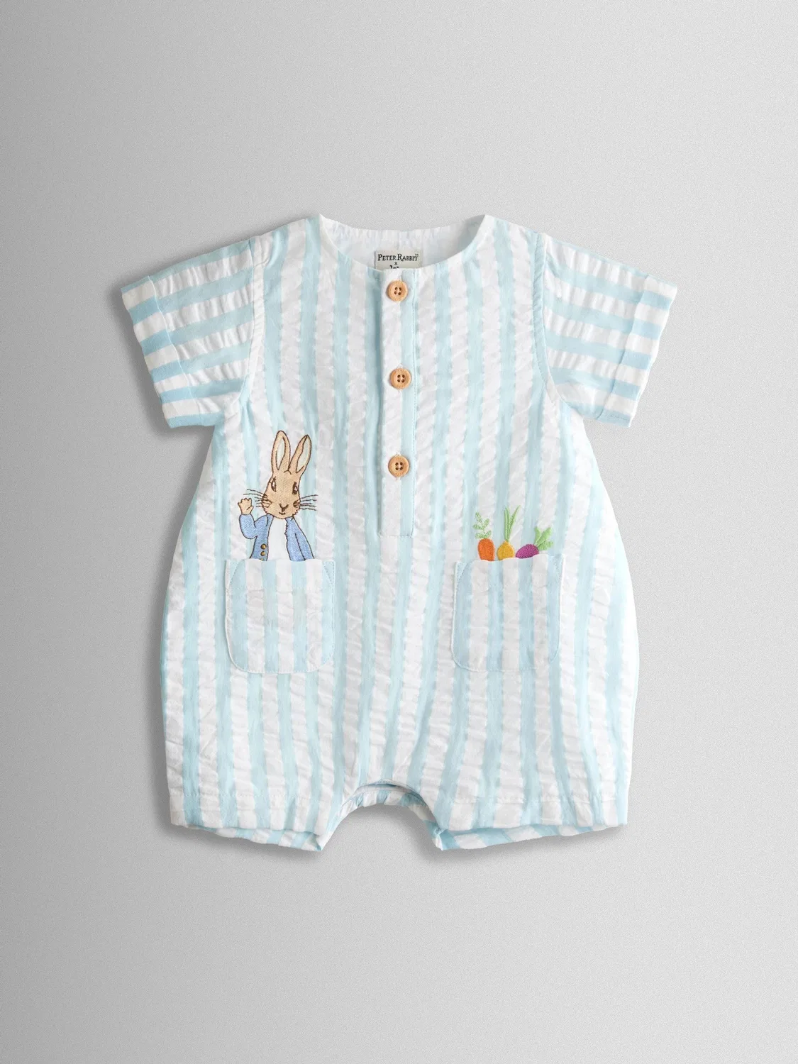 Ромпер Питер Кролик, JoJo Maman Bébé, синяя полоска