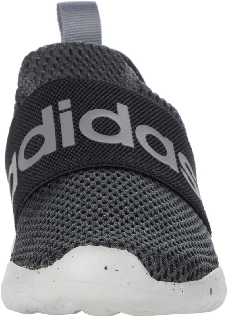 Детские кроссовки для девочек Adidas Lite Racer Adapt 4.0, Grey/Grey/Black — фото 2