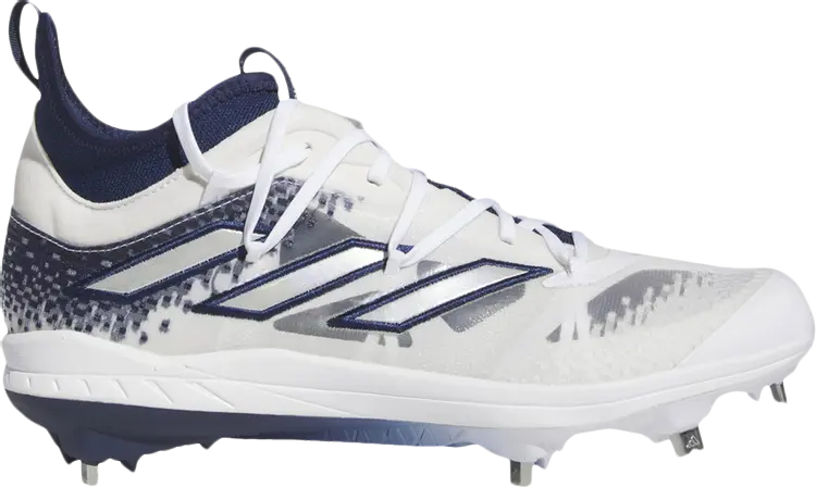 

Кроссовки Adizero Afterburner 9 NWV 'White Team Navy Blue', синий